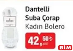 BOLERO DANTELLİ SUBA ÇORAP KADIN